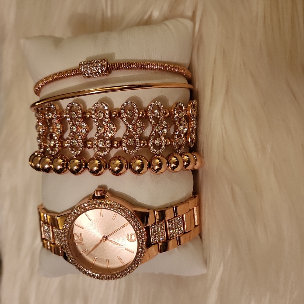 JC Penney Rose Gold Set